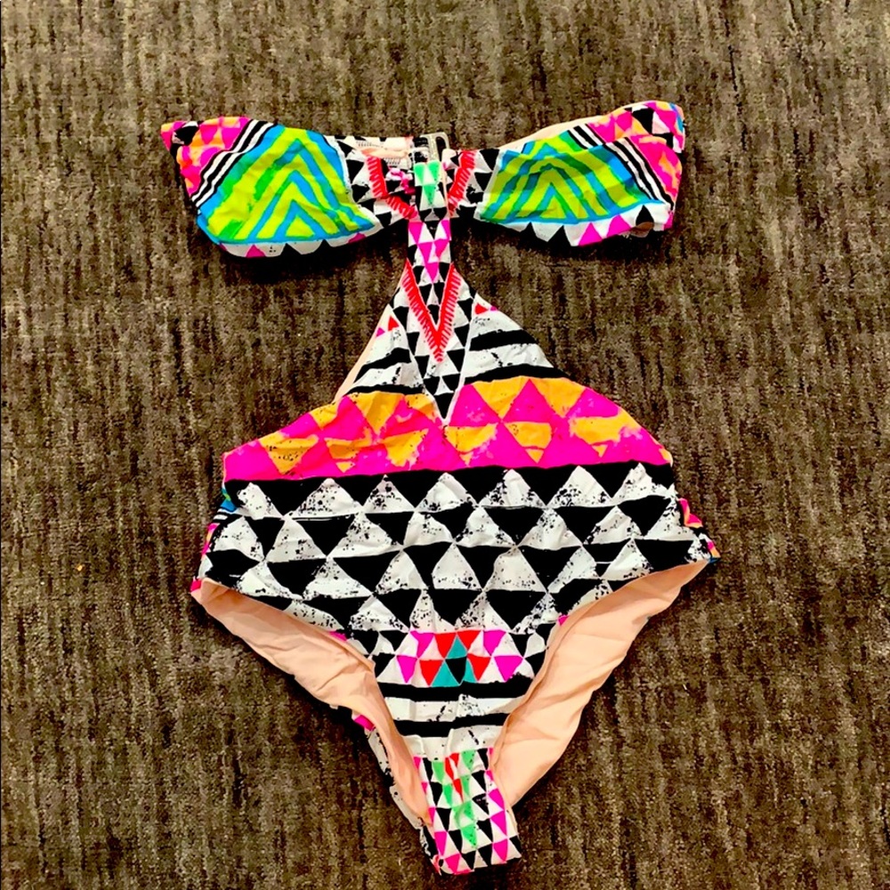 Mara Hoffman multi-color bathing suit